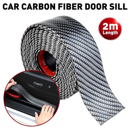 Universal 2M Carbon Fiber Splitter Lip Strip for Bumpers