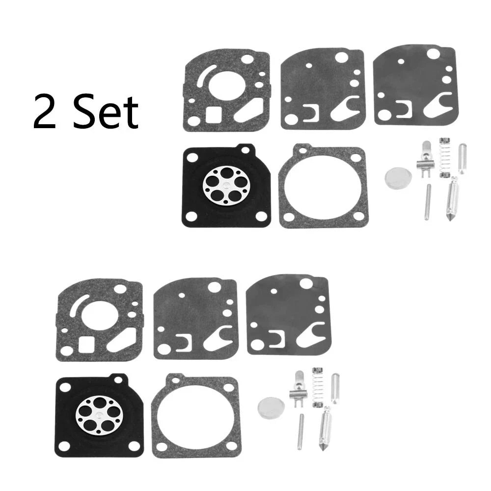 Set of 2 Carburetor Repair Kits for ZAMA RB-21 ECHO GT 1100 2100 PB1000 SRM1400