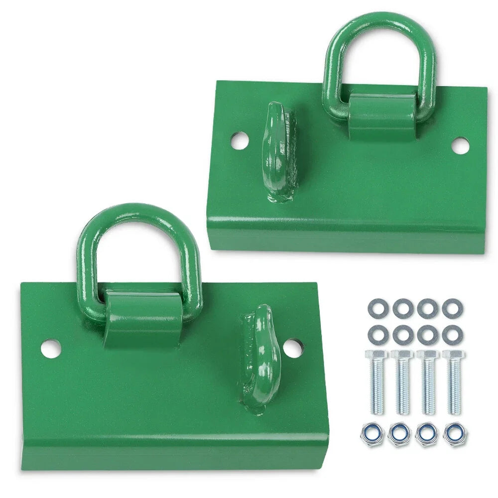 2Pcs Grab Hooks D Rings for John Deere Compact Tractor 1025R 2032R 3320