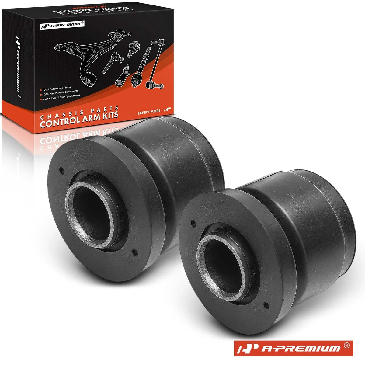 2X Front Upper Control Arm Bushing for Nissan Pathfinder (1987–1995)