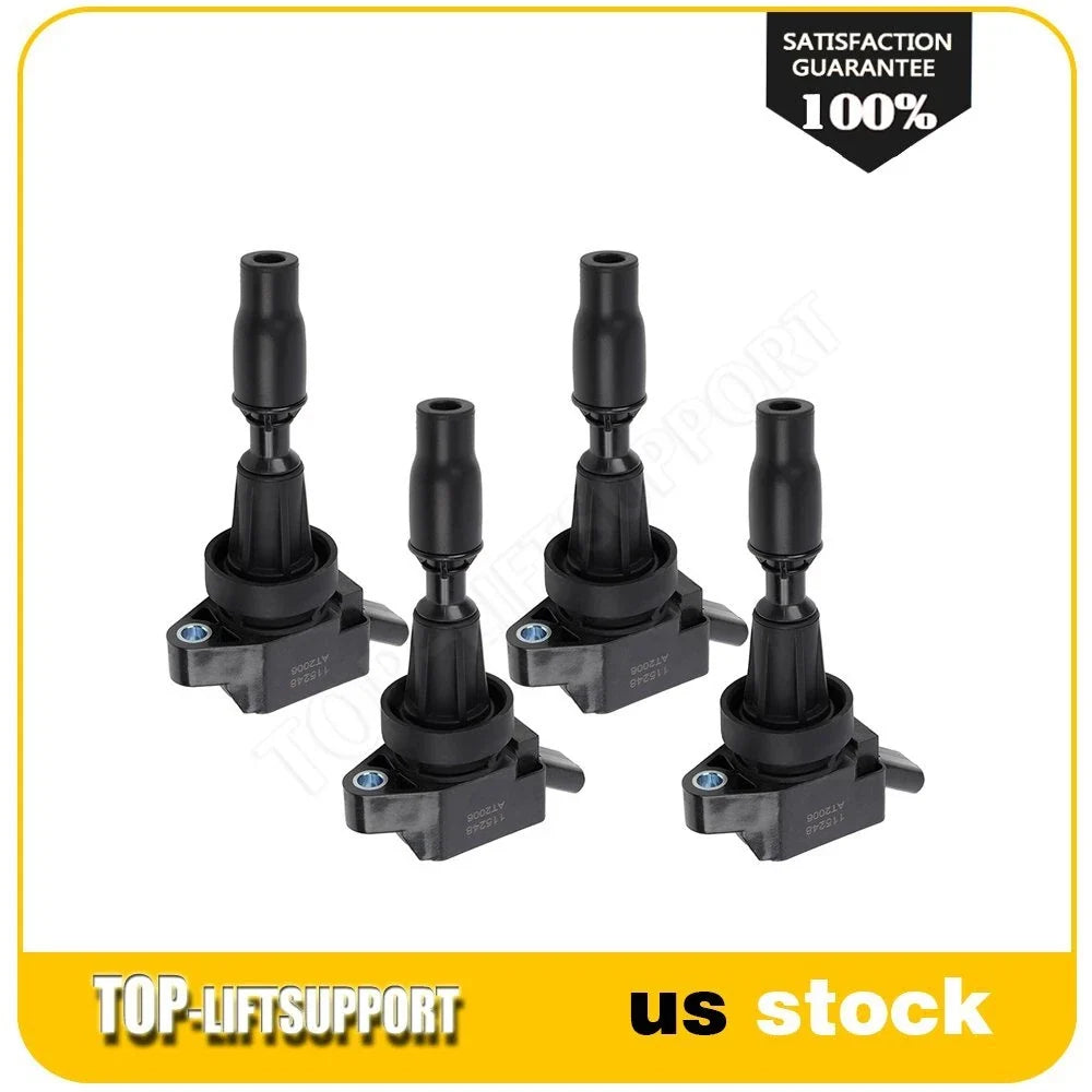 Set of 4 Ignition Coils for Kia Optima (2016–2019) L4 1.6L
