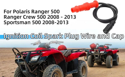 Ignition Wire & Spark Plug Cap for Polaris Sportsman 500/550 (1996-2014)