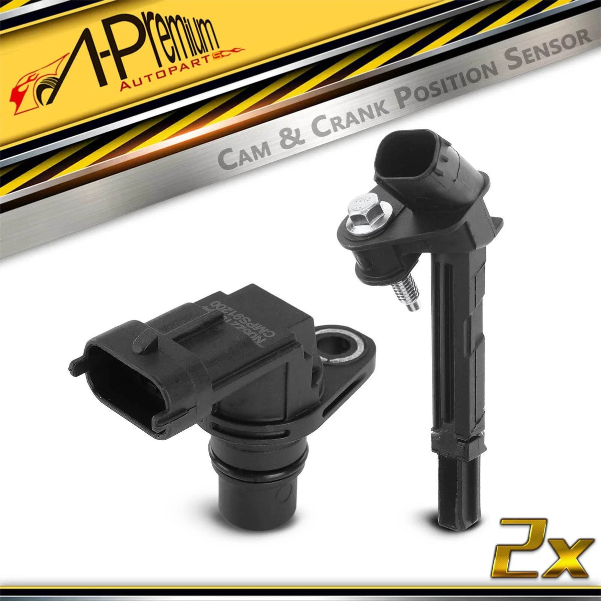 2X Camshaft Crankshaft Position Sensor for Ford F-350 Super Duty