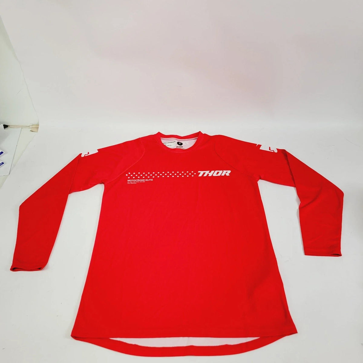 Minimal Jersey for Motocross - Small, Long Sleeve, Red, Thor 22 Sector