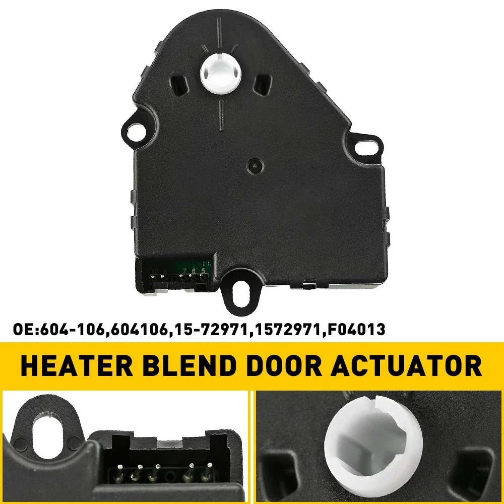 HVAC A/C Heater Air Blend Door Actuator for Chevy Silverado GMC Sierra (2007–2014)