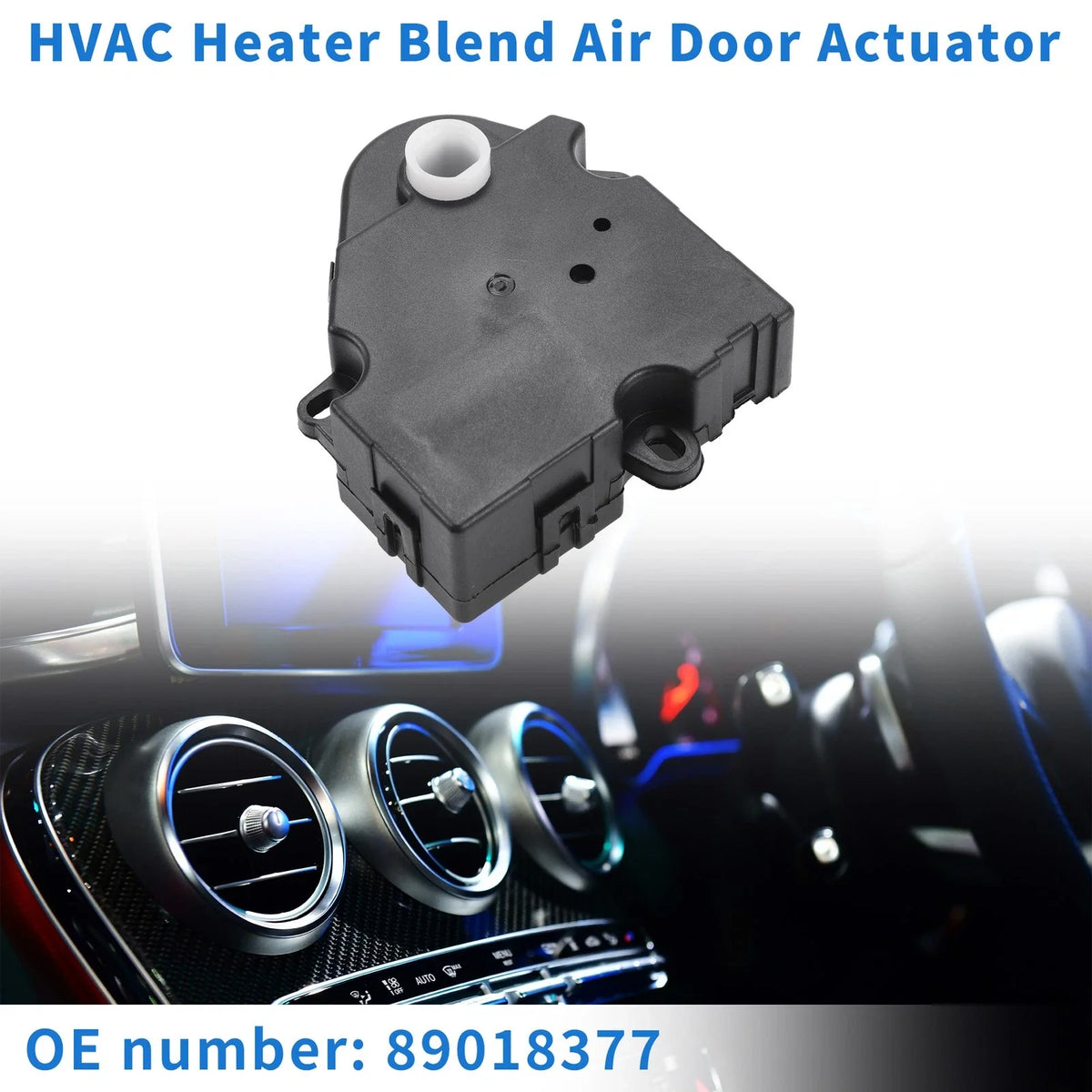 HVAC Heater Blend Door Control Actuator for Buick LeSabre (2000–2005) 89018377