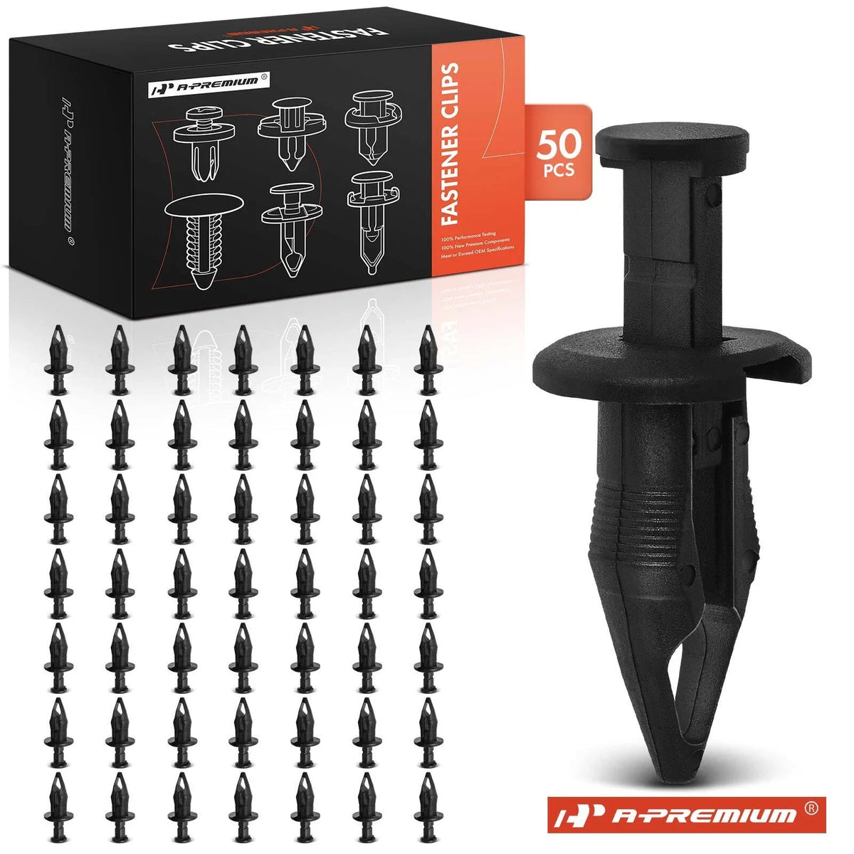 50x Bumper Cover Clip Push-Type for Buick