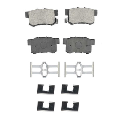Rear Brake Pads & Drilled Disc Rotors for Honda CR-V 2005-2016