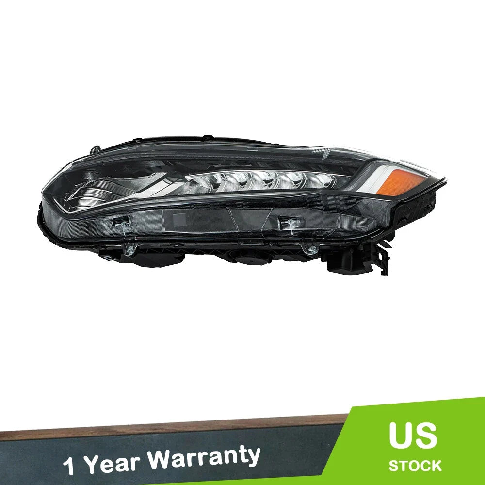 Front Headlight Assembly for Honda Accord (2018–2021) LH Clear Halogen