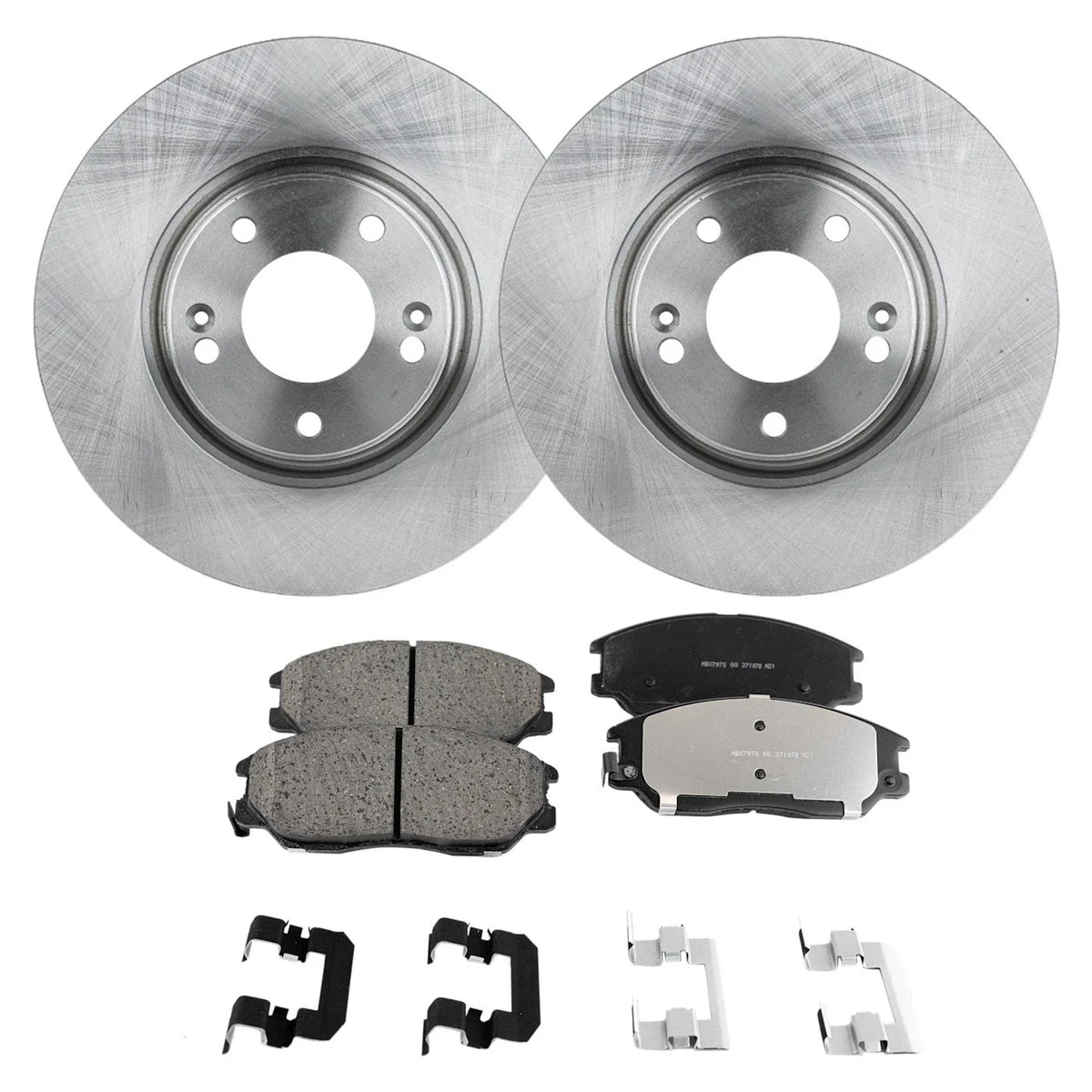 Front Brake Pad and Rotor Kit for 2004-2005 Hyundai XG350 2-Wheel