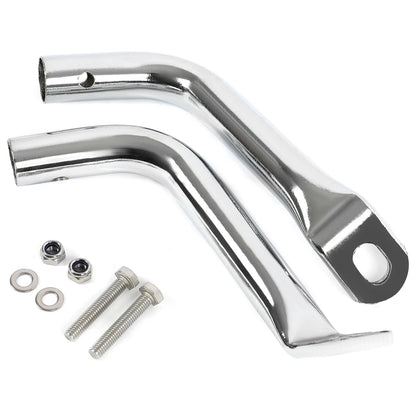 Saddlebag Guard Eliminator Brackets 2X Chrome for Harley Touring 1993–2013