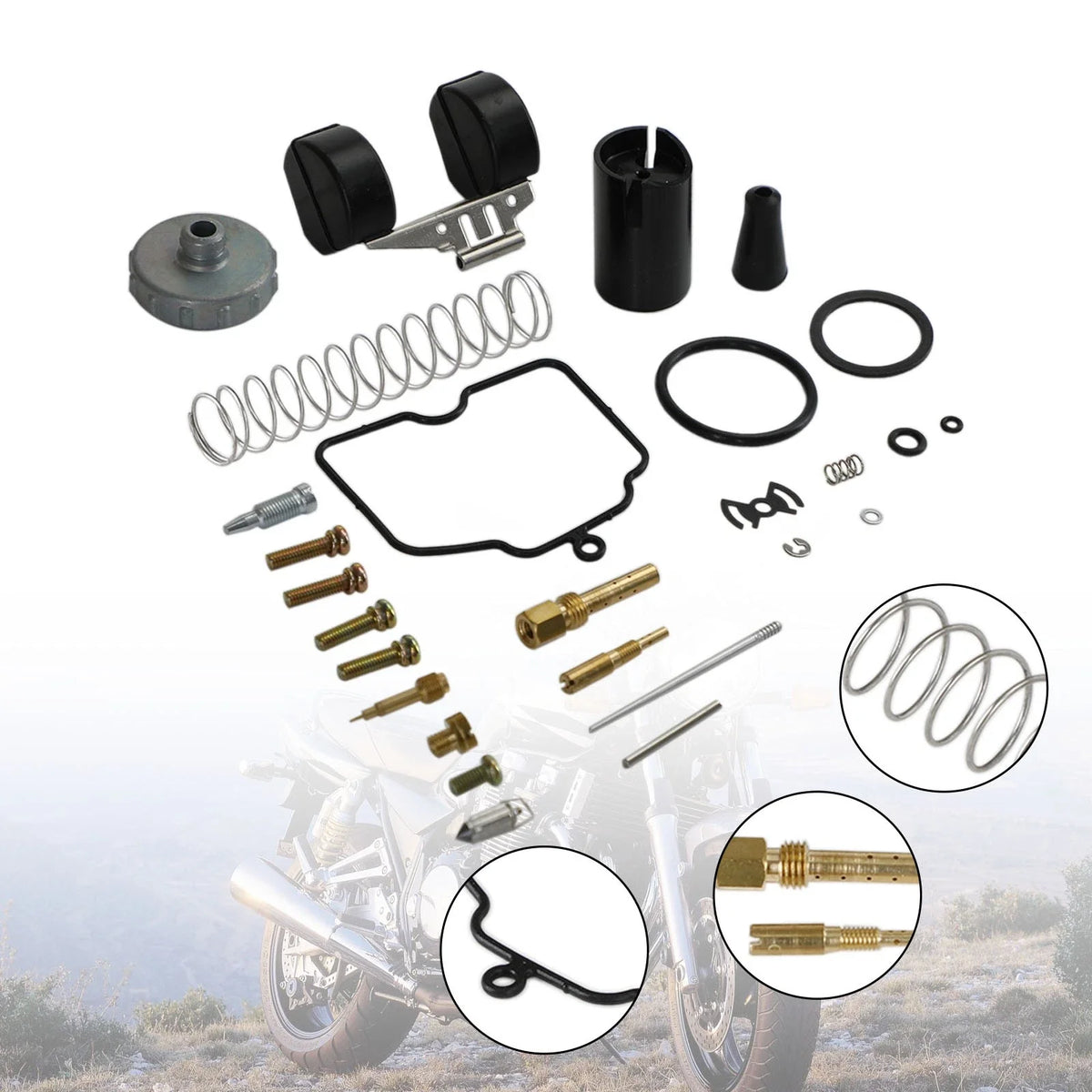 Rebuild Kit for Mikuni VM26 Carburetor - Vehicle Fitment Included