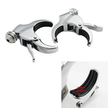 Set of 4 Windshield Clamps for Harley V-Rod Dyna VRSCA 2002-2017