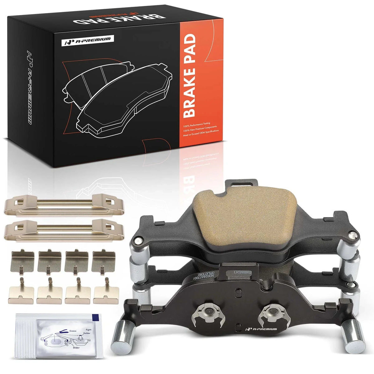 Set of 4 Front Ceramic Brake Pads for BMW X5 (2019–2023)