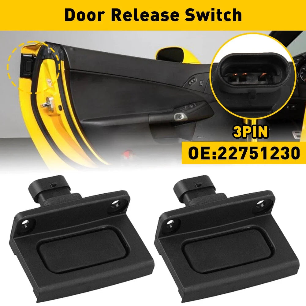 2X Outer Handle Release Switch for C6 Corvette 2005-2013