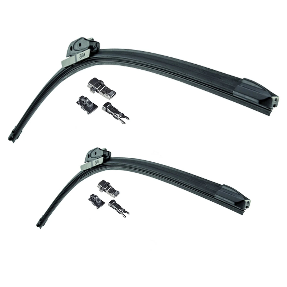 2X Valeo Beam Titanium Windshield Wiper Blades for