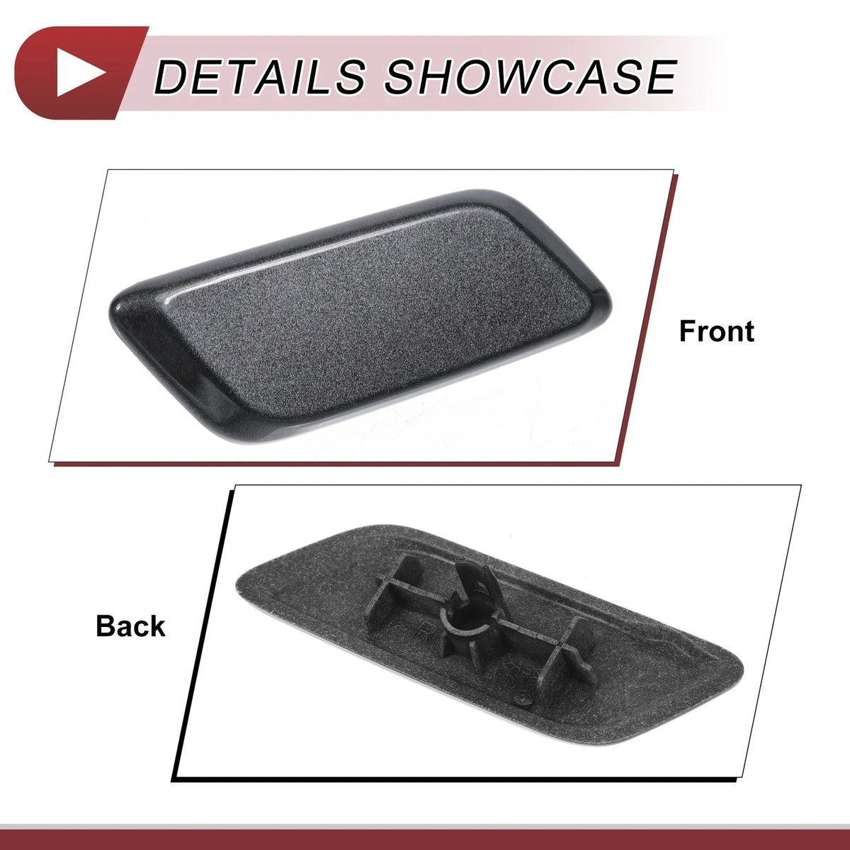 Headlight Washer Nozzle Cap - Bumper for Lexus RX350 2013-2015 Grey