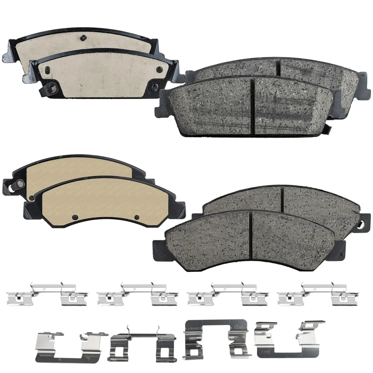 Set of 4 Ceramic Brake Pads for Chevrolet Tahoe GMC Yukon (2007–2008)