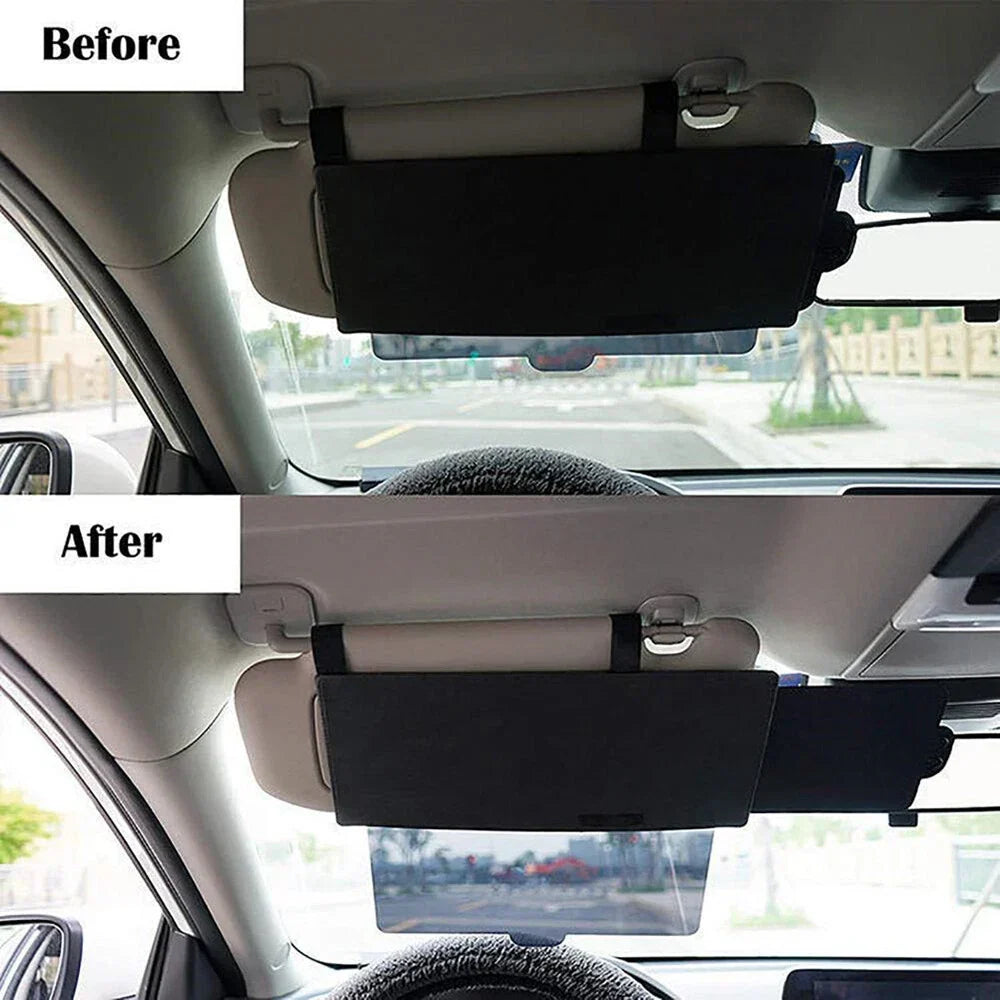 Extendable Sunshade Sun Visor in Black for All Universal Cars