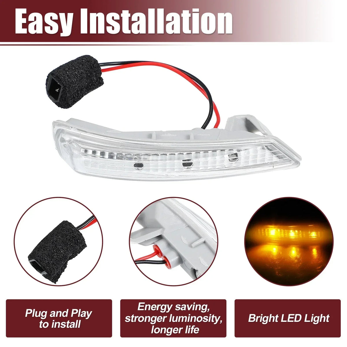 LED Right Side Turn Signal Light for Chrysler Dodge 2011-2019