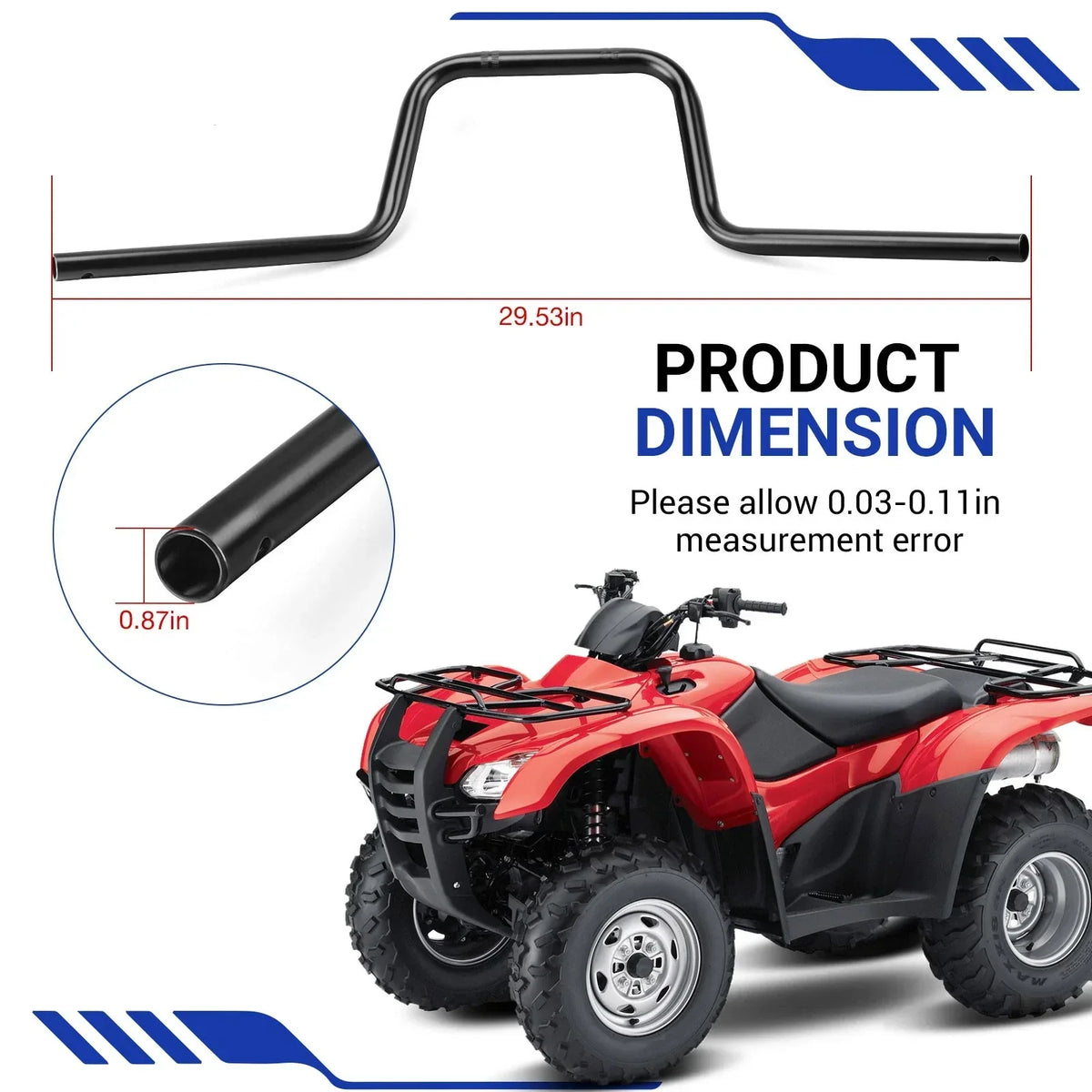 2009-2013 Handlebar for Honda Rancher TRX420FPE TRX420FPM
