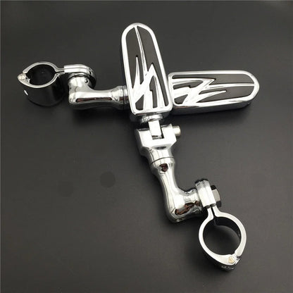 1-1/2" Adjustable Chrome FootPeg for Suzuki and Triumph Rocket