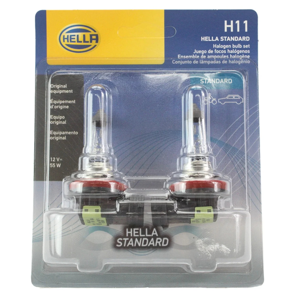 Multi-Purpose Light Bulb Hella H11TB for Toyota Hilux N70