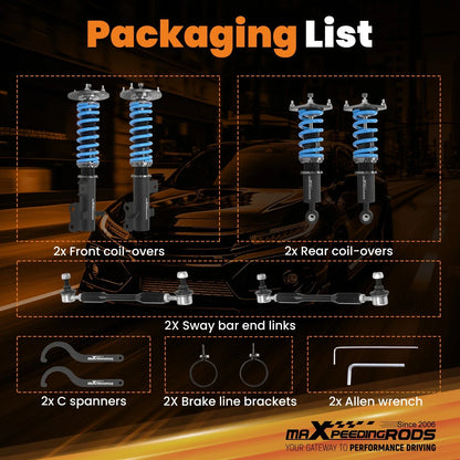 Coilovers Kit for Honda CR-V RM1 RM3 RM4 (2012–2016) Lowering