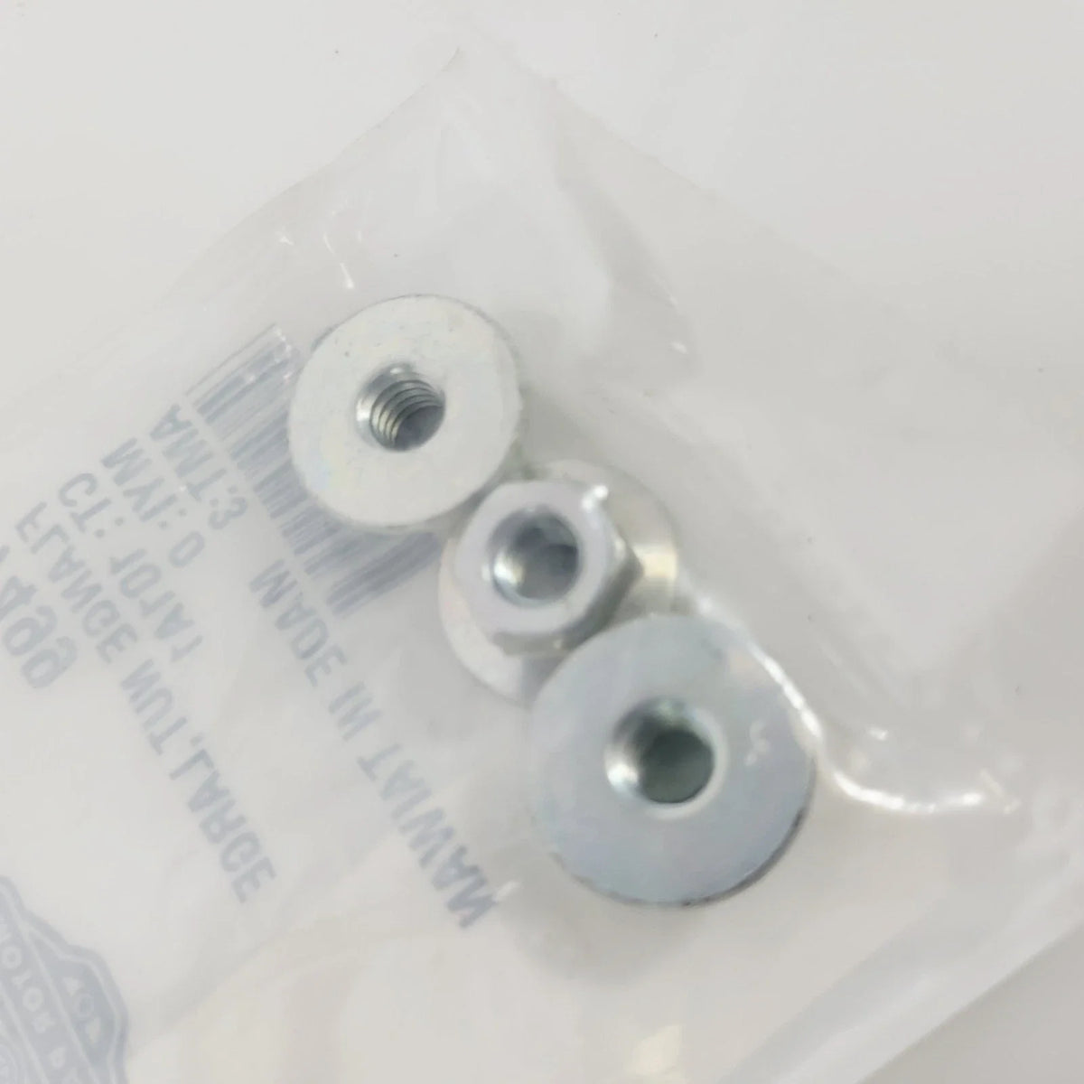 Pack of 3 Flange Nut Large for Harley-Davidson (OEM 7499)