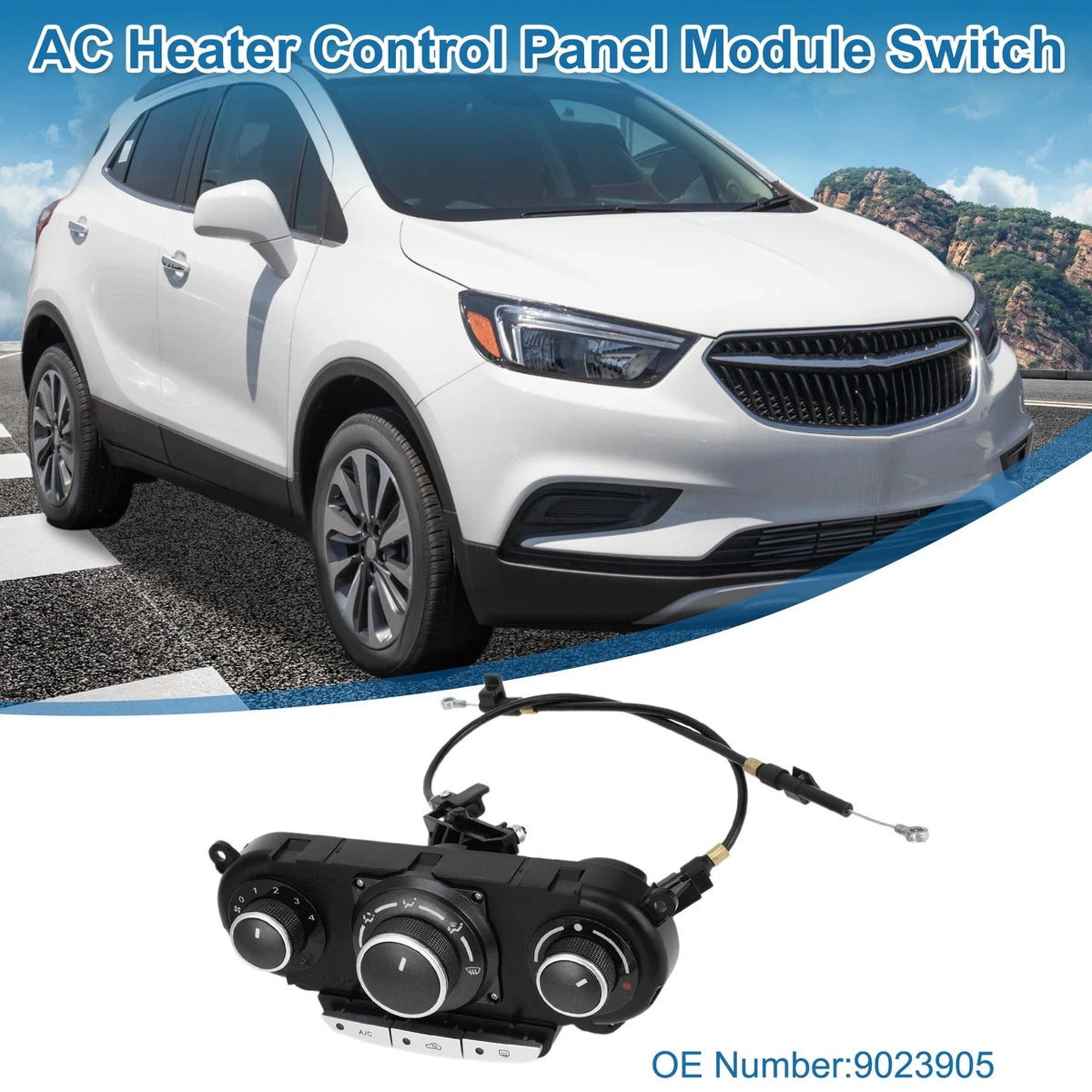 HVAC A/C Heater Climate Control Panel No. 9023905 for Buick Excelle (2008–2015)