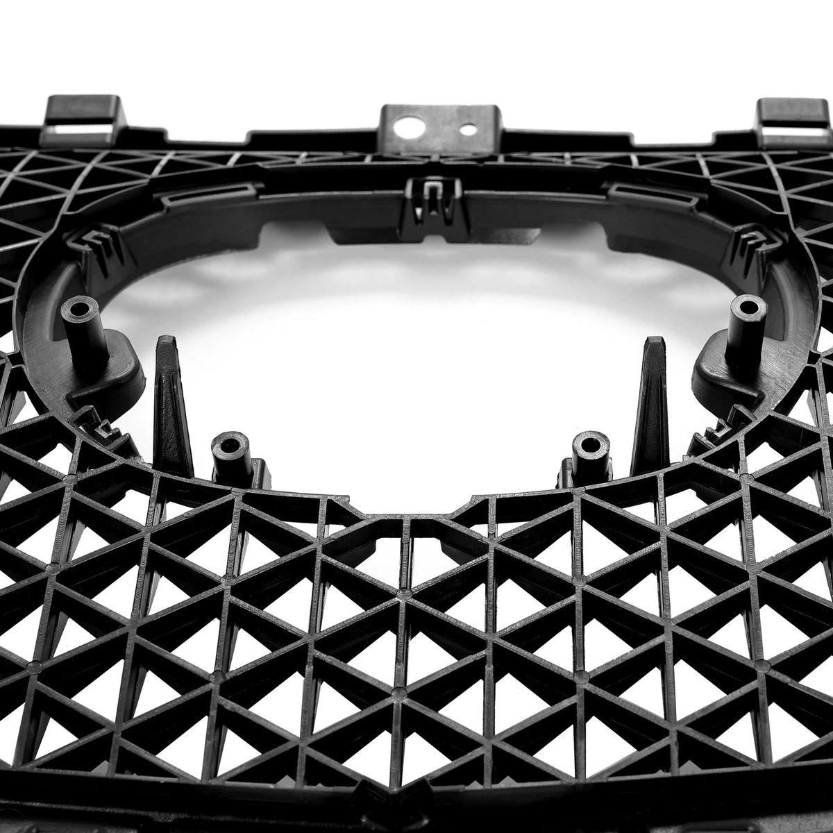 Radiator Grille Mesh Front Bumper in Black for Mazda CX-5 2017-2021