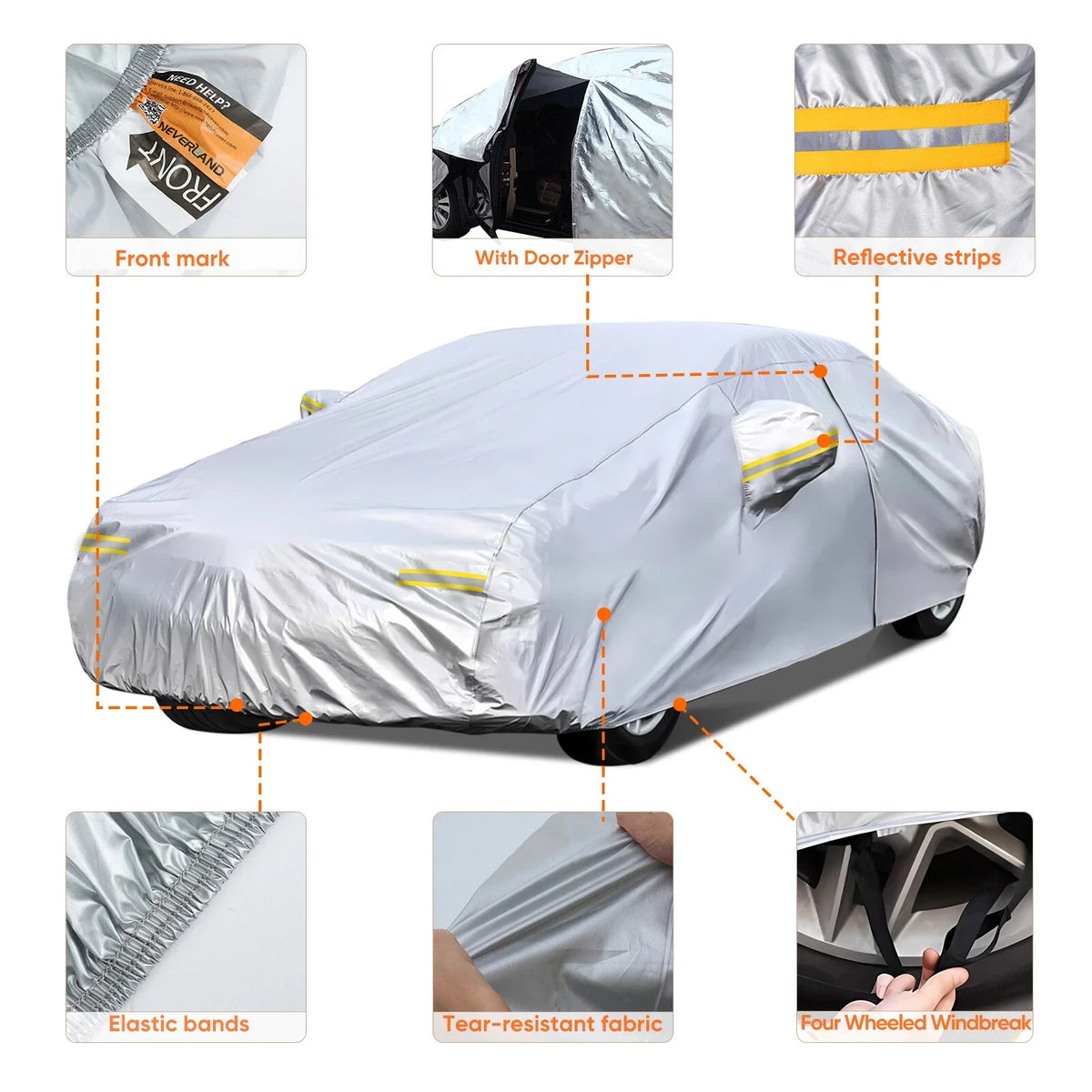 Car Cover for Mustang - Waterproof, UV Resistant & Outdoor Protection