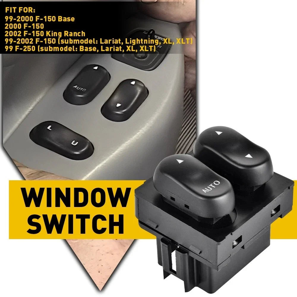Master Control Switch for Power Windows - Ford F150 1999-2002 Left Side