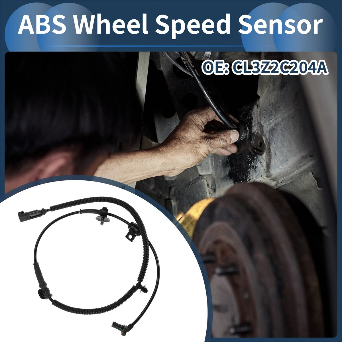 ABS Wheel Speed Sensor No.CL3Z2C204A for Ford F-150 (2011–2014) Front