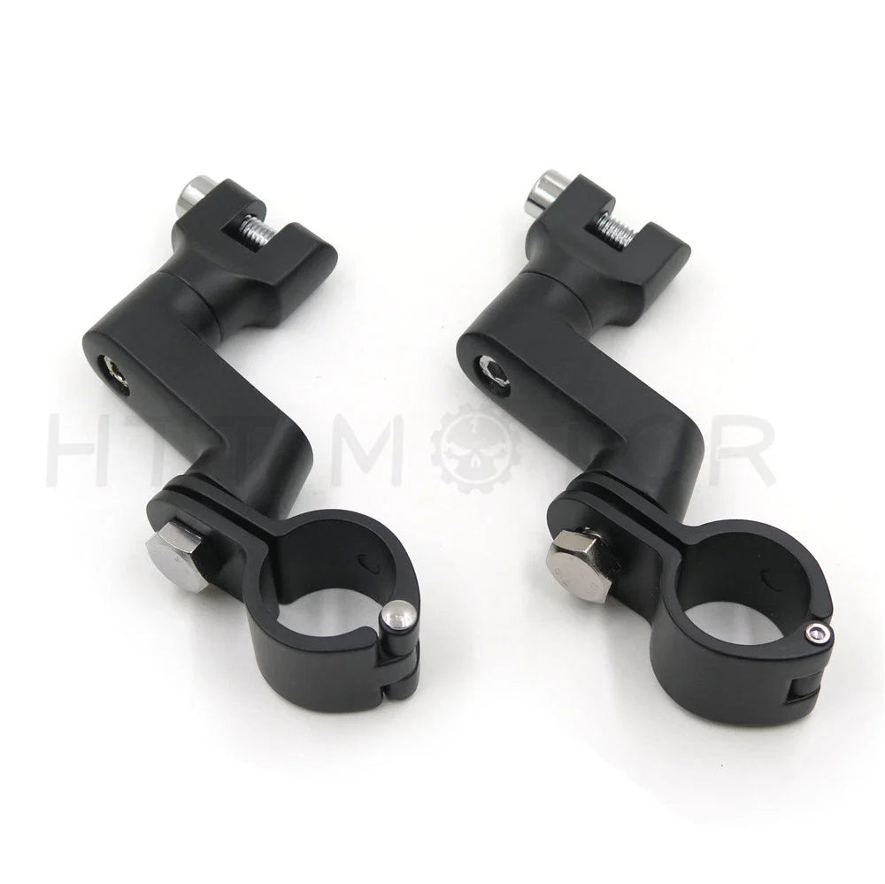 Foot Peg Mounts 25mm Offset for Harley Davidson and Honda Models