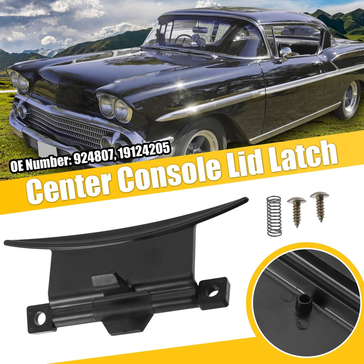 Console Lid Latch for Chevy Impala, Buick LaCrosse (2006–2013) 924807, 19124205