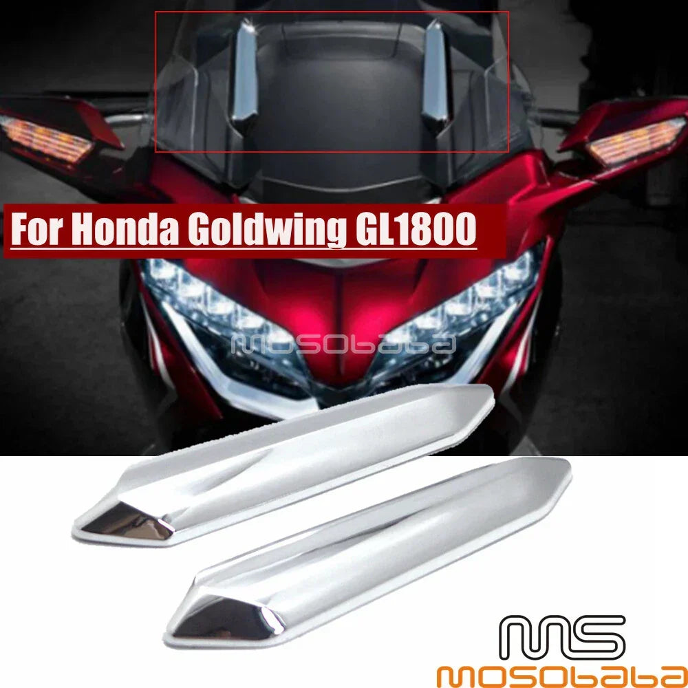 Chrome Windshield Strut Covers for Honda Gold Wing 2018-2020 GL1800