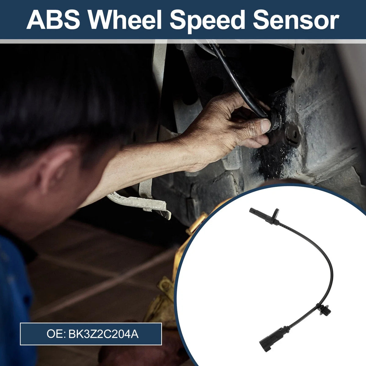 ABS Wheel Speed Sensor No.BK3Z2C204A for Ford Transit 150 (2015–2019) Rear