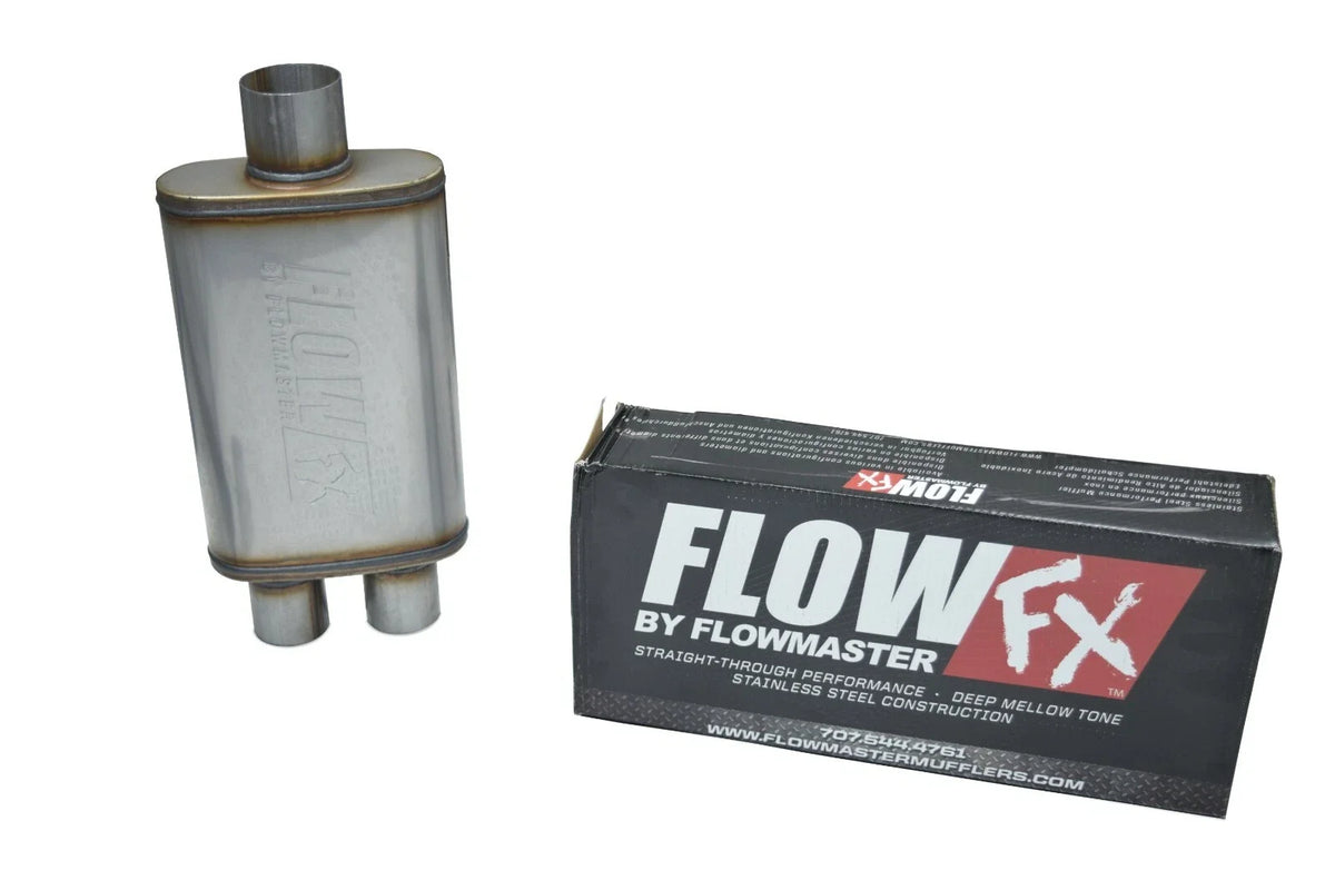 Dual Exhaust System for Nissan Titan (2004–2006) 2.5" Side Exit Flowmaster FX