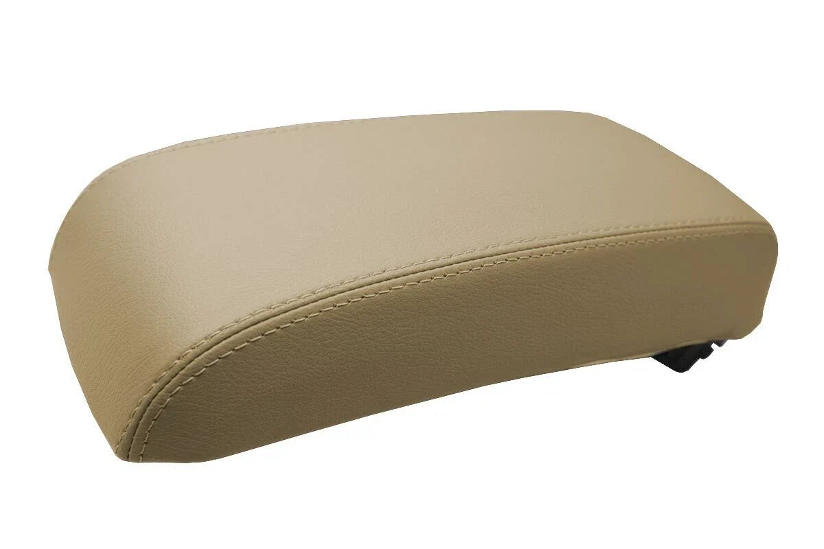 Leather Console Lid Armrest Cover for Dodge Journey (2009–2010) Beige