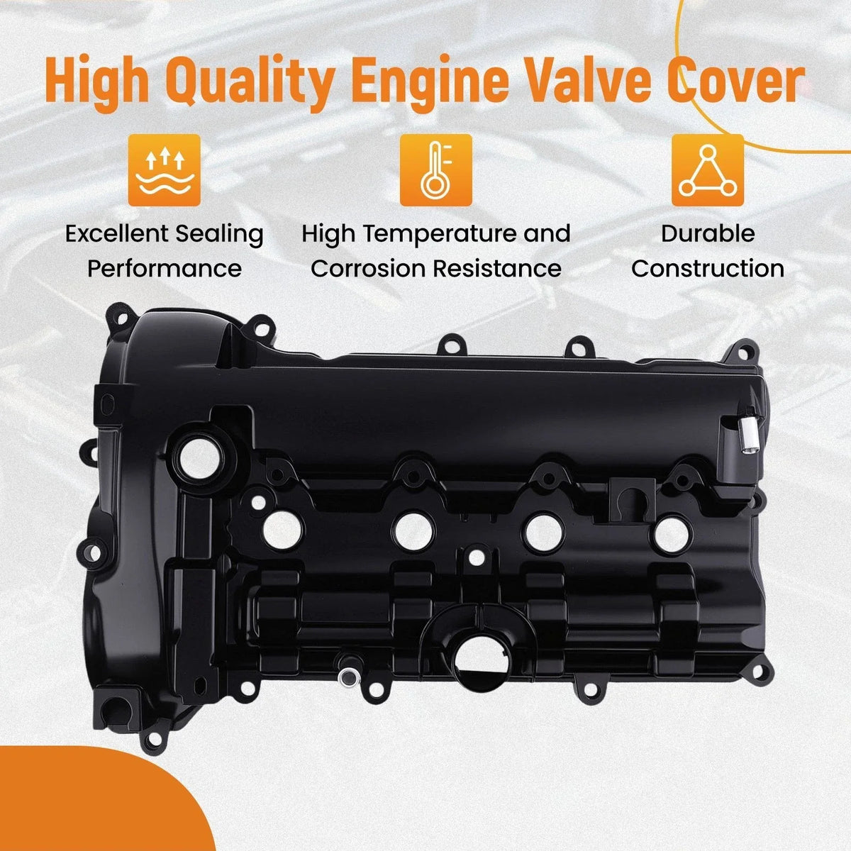 Aluminum Engine Valve Cover Set 2.0L for Mazda 3/CX-3/CX-5 2013-2018