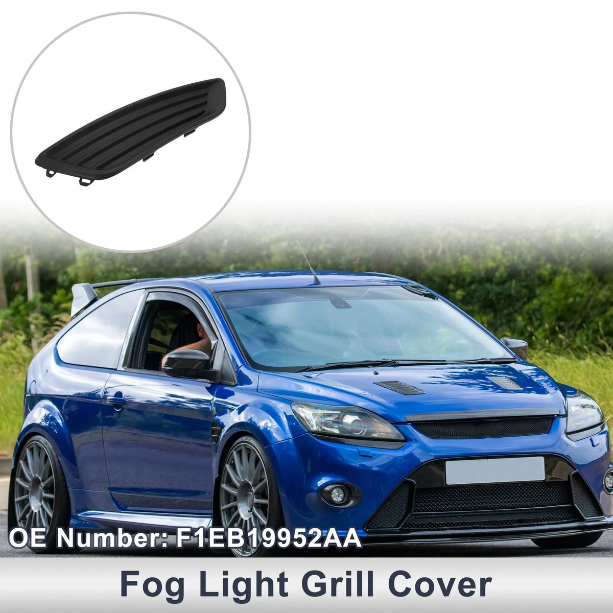 1 Pc Fog Light Grill for Ford Focus (2015–2018) No.F1EB19952AA
