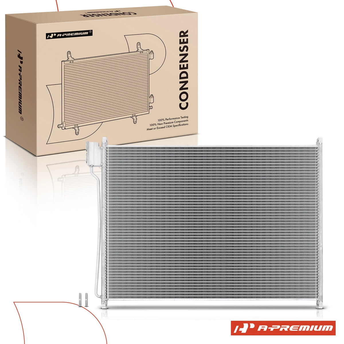 A/C Condenser for Ford F-250 Super Duty 1999–2007, Excursion 2000–2005