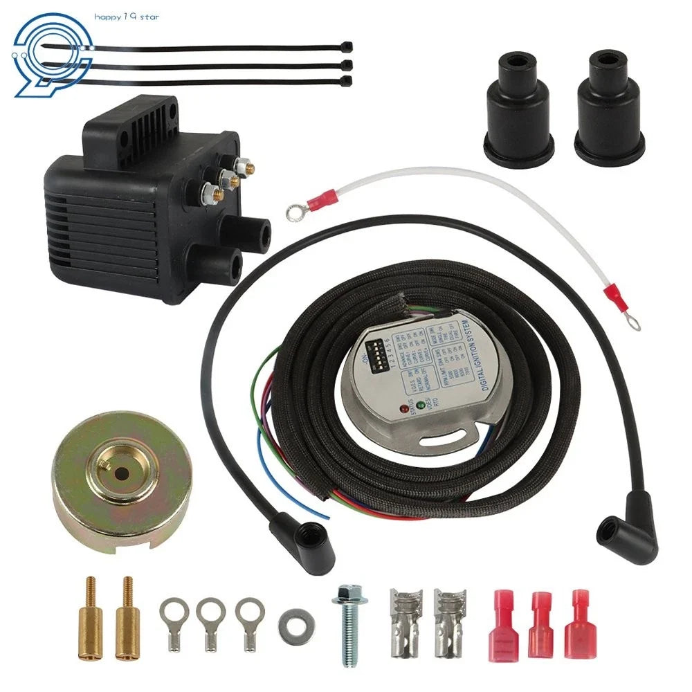 Programmable Single Fire Ignition Kit for Harley Shovelhead EVO XL (1970–2003)