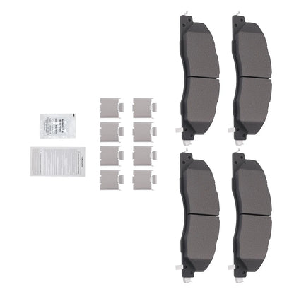 Front Brake Pads Set for 2009–2018 Dodge Ram 2500 3500