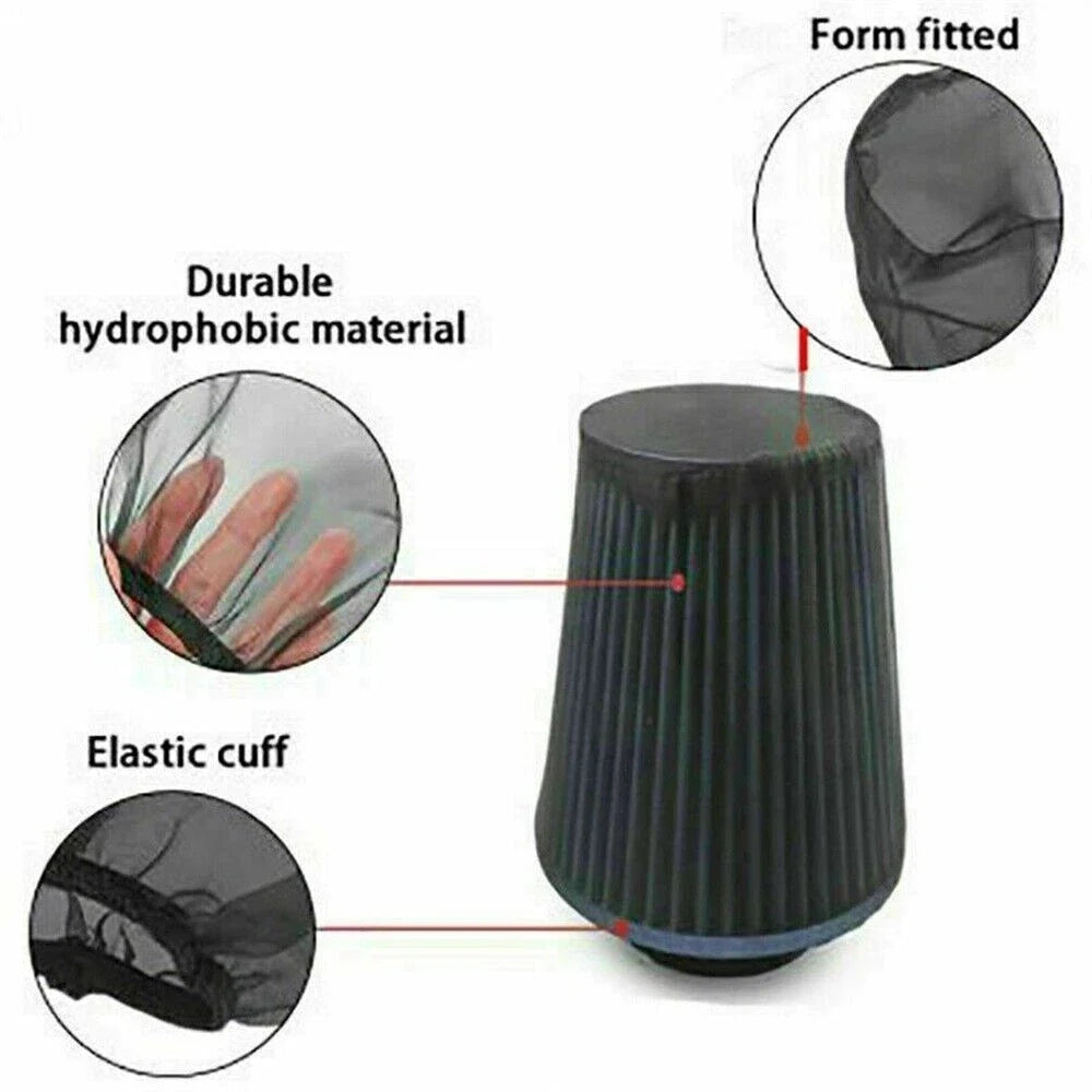 1 Pair of Dustproof Cold Air Intake Filter Sock Covers - Universal 9