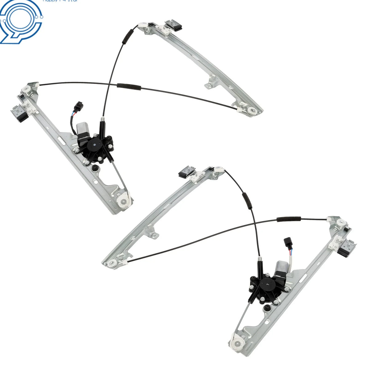 2X Power Window Regulator with Motor for Chevy Silverado 1500 (2007–2018)