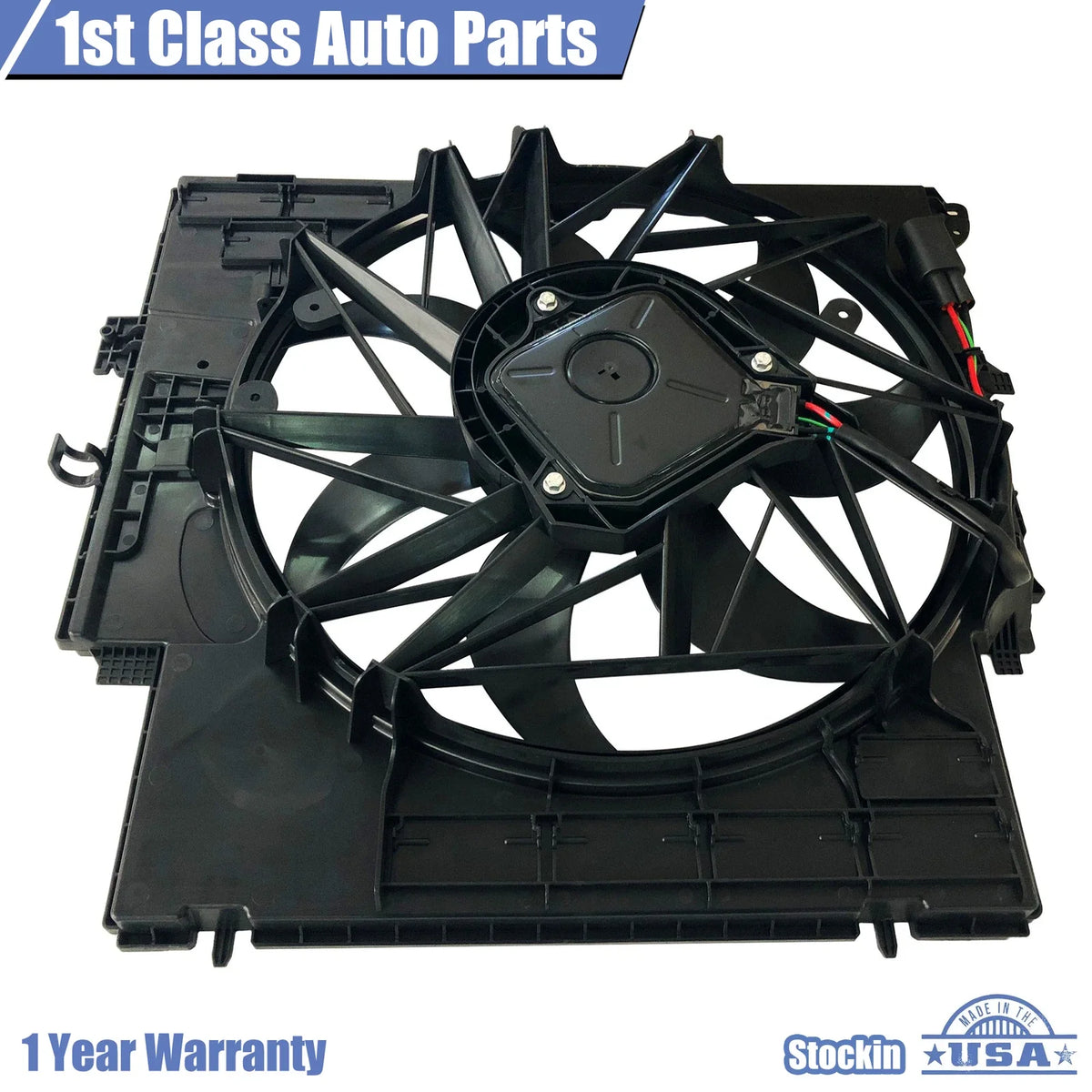 Radiator Cooling Fan Assembly for BMW X3 X4 (2013–2018)
