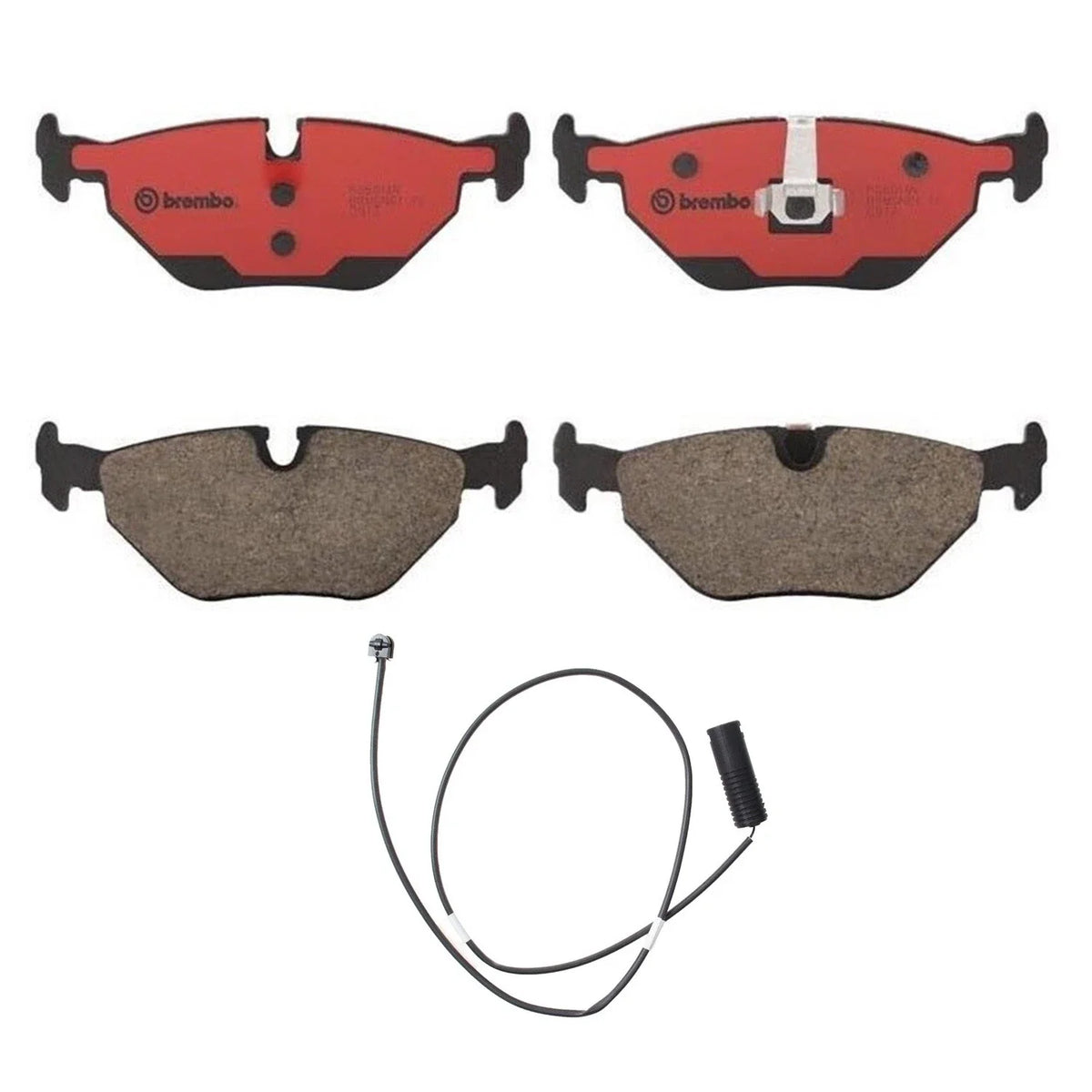 Brembo Rear Ceramic Brake Pads & Wear Sensor for BMW E36 318ti Z3 (1995–2002)