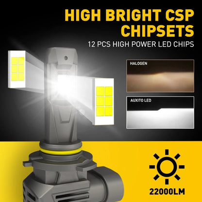 LED Headlight Kit 9005 HB3 - 2 Bulbs